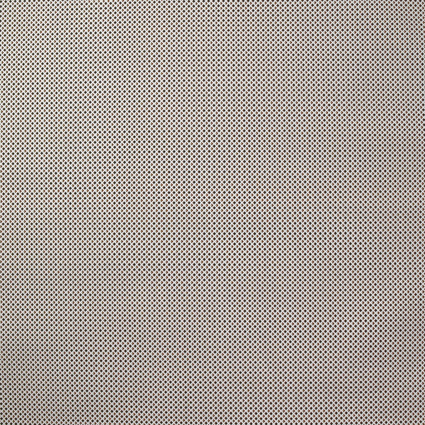 Coton imprimé losange à pois marron et gris fond blanc
