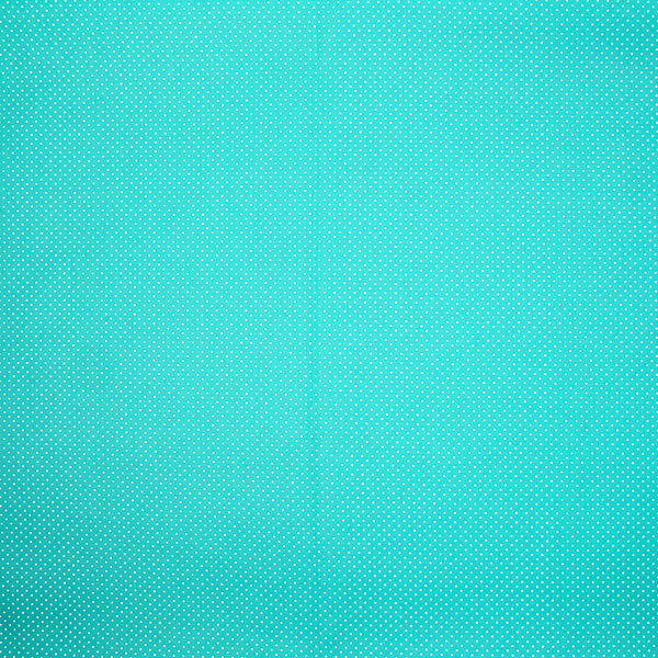 Coton imprimé pois 1mm fond bleu turquoise