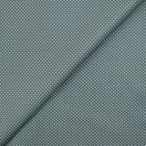 Coton imprimé pois 1mm fond gris bleuté