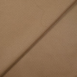 Coton imprimé pois 1mm fond marron clair
