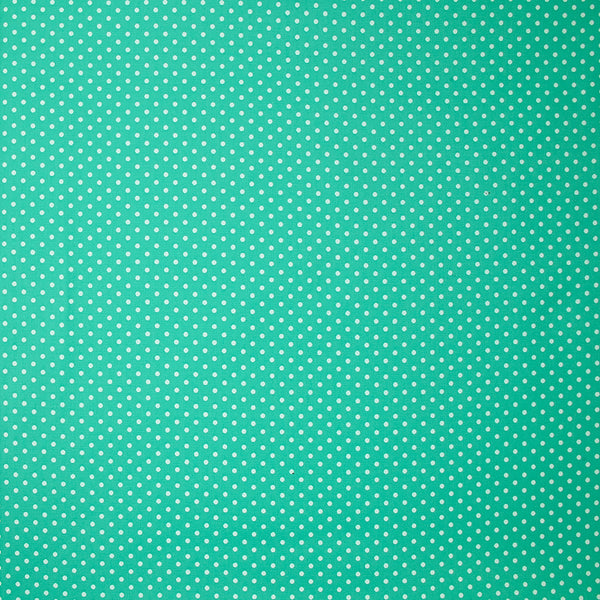 Coton imprimé pois 2mm fond vert
