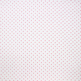 Coton imprimé signe géométrique rouge fond blanc