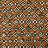 Coton indien imprimé Dharamshala fond camel