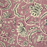 Coton indien imprimé Miraz violet