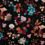 Coton liberty ® Doreen June fond noir au mètre
