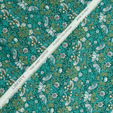 Cotton Liberty ® Struwberry green metal per meter