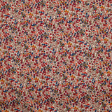Coton liberty ® Wiltshire Bud marron et bleu au mètre