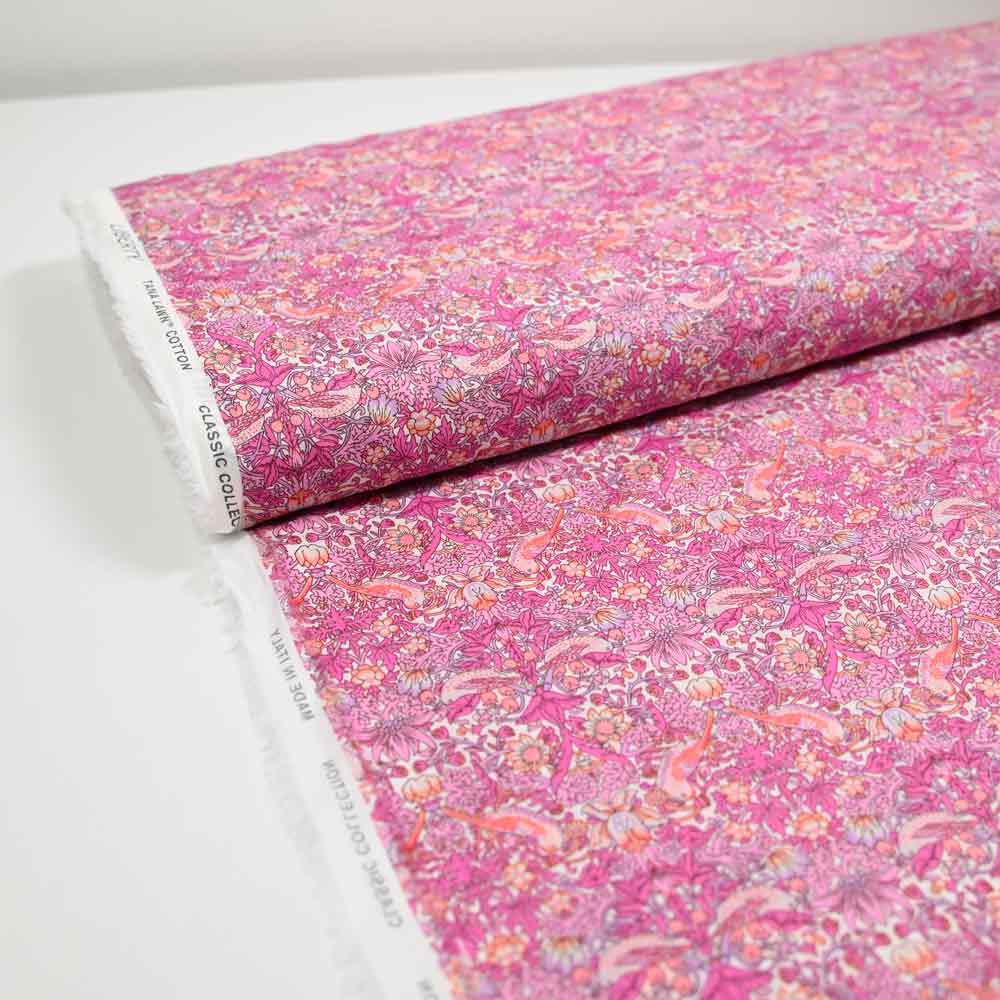 Grenouillère Adulte Liberty Rose - Taille 2 (40/42) - Confortable, 100% Coton, Manches Longues - Pyjama Idéal