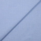 Coton oxford blanc et bleu ciel