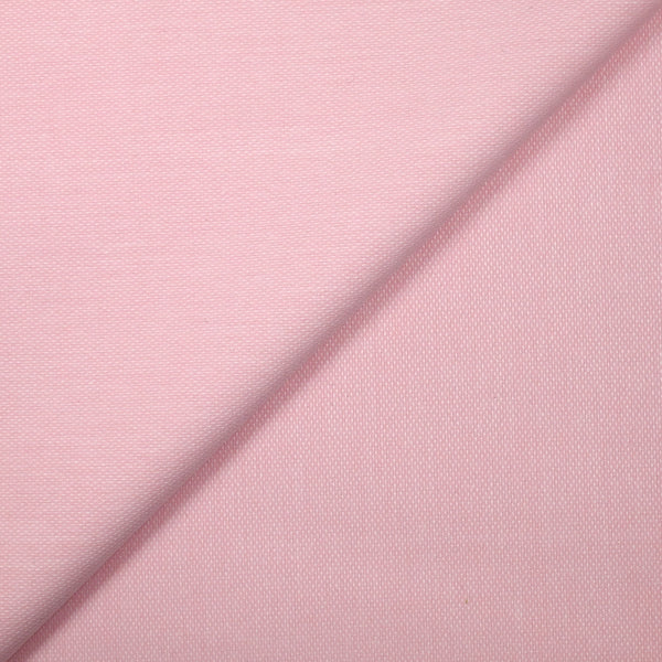Coton oxford blanc et rose