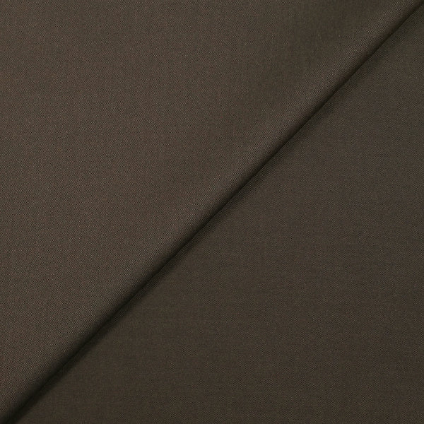 Coton oxford marron et noir