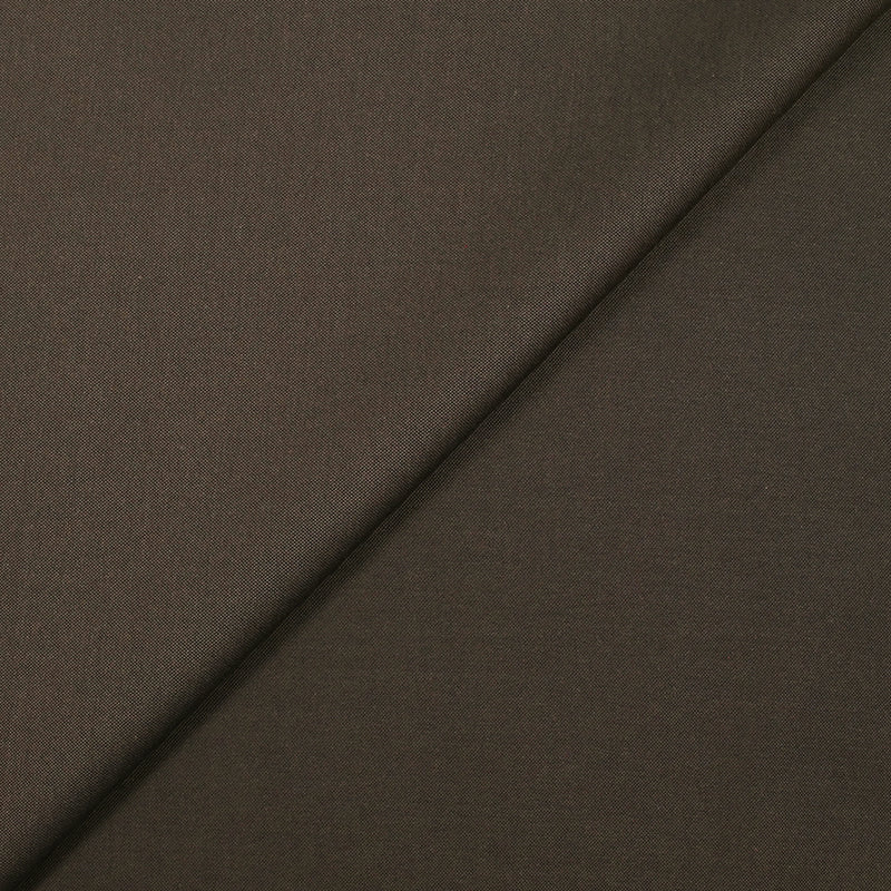 Coton oxford marron et noir
