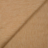 Coton tissé-teint à carreaux camel