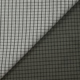 Coton tissé-teint carreaux Madison envers gris foncé