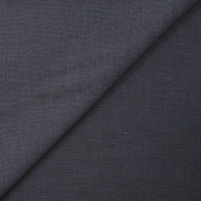 Coton tissé teint fantaisie losange bleu nuit