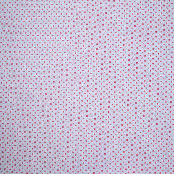 Coton tissé teint imprimé soleil noir fond bleu