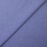 Coton tissé teint pied de puce bleu roi et blanc
