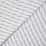 Coton tissé teint rayé gris et vert