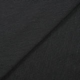 Coton tissé teint rayure blanc fond noir