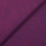 Coton uni changeant marine et bordeaux
