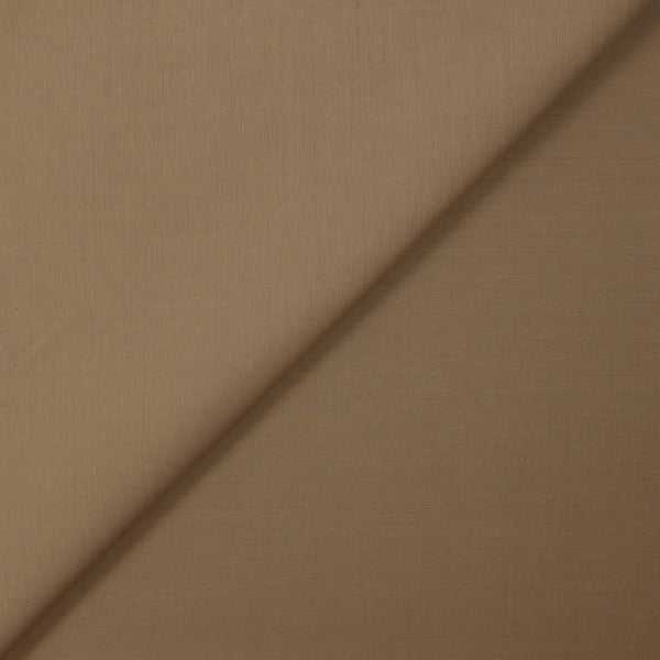 Coton uni chocolat au lait