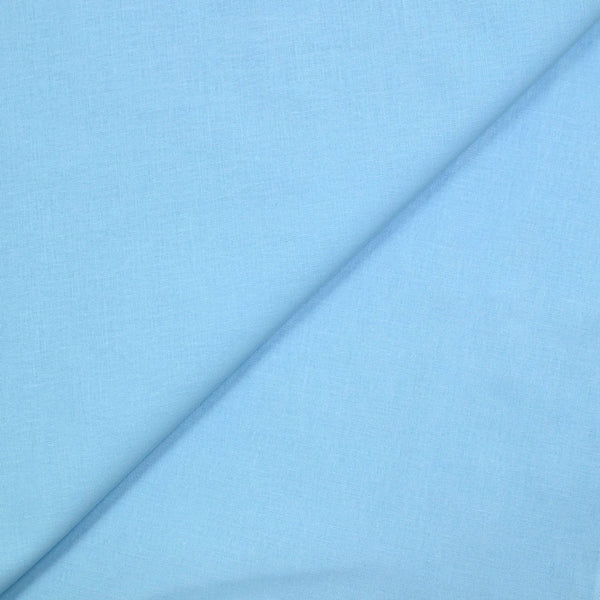 Coton uni ciel