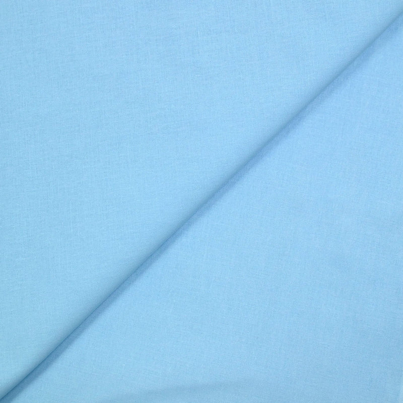 Coton uni ciel