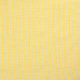 Coton Vichy 2 mm jaune et blanc