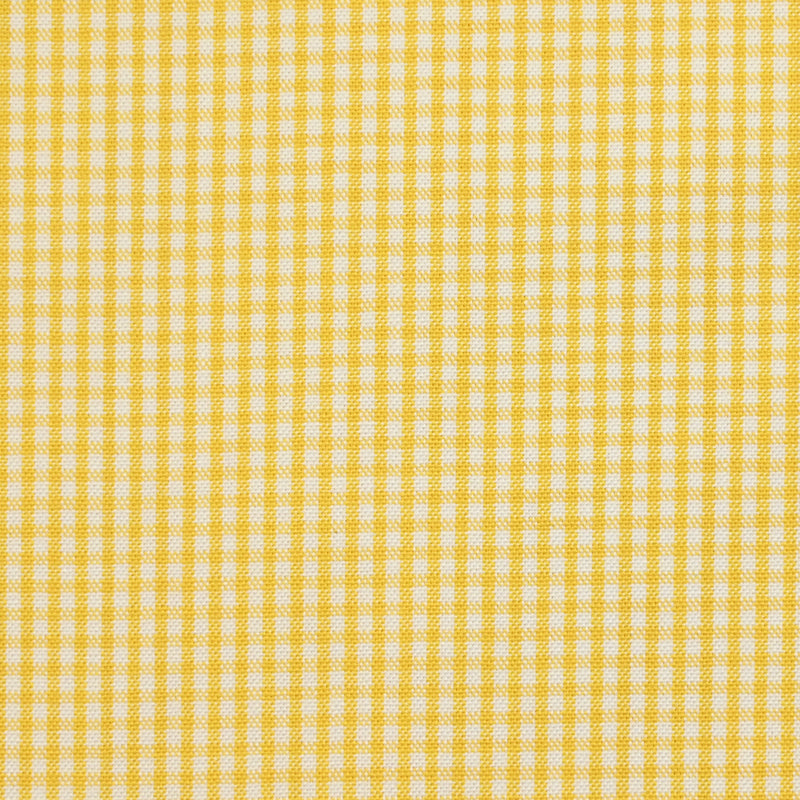 Coton Vichy 2 mm jaune et blanc