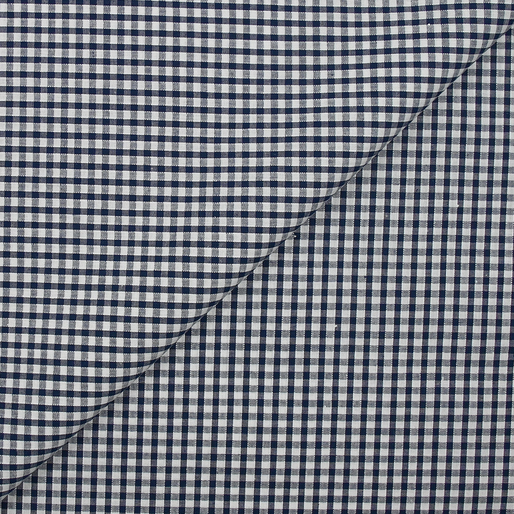 Pantalon bleu marine vichy - Cozette Lille Pantalon bleu marine vichy - Cozette Lille