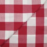 Coton Vichy 50mm rouge