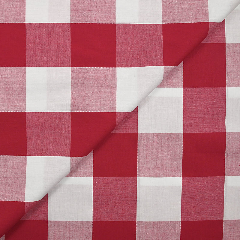 Coton Vichy 50mm rouge
