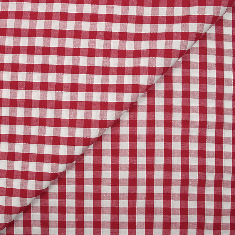 Coton Vichy 9mm rouge