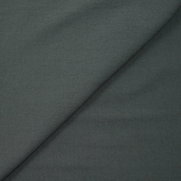 Crêpe de laine fantaisie gris basalte