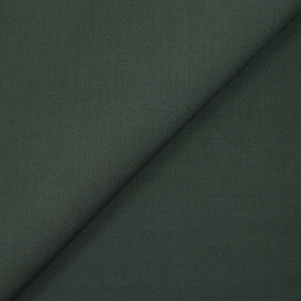 Crêpe de laine vert bouteille