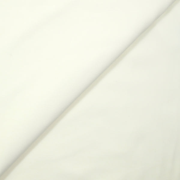 Crêpe de polyester blanc neige