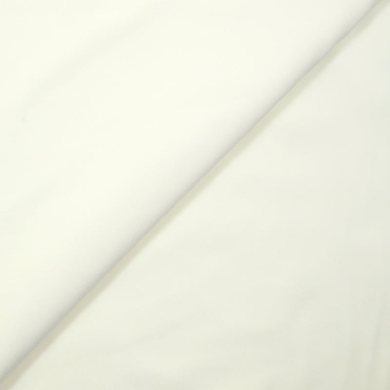 Crêpe de polyester blanc neige