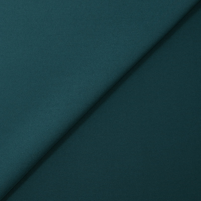 Crêpe de polyester lourd Louna bleu pétrole