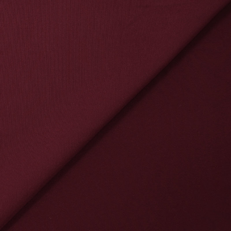 Crêpe de polyester lourd Louna lie de vin