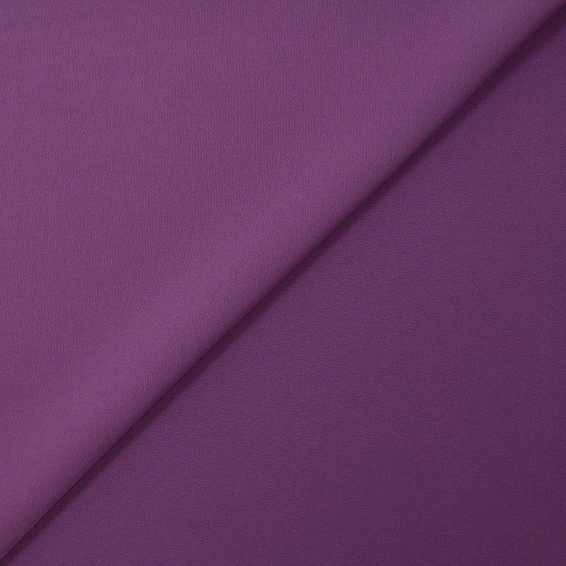 Crêpe de polyester lourd Louna violet