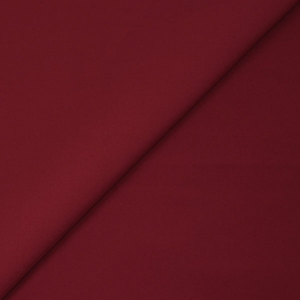 Crêpe de polyester lourd Madeleine bordeaux