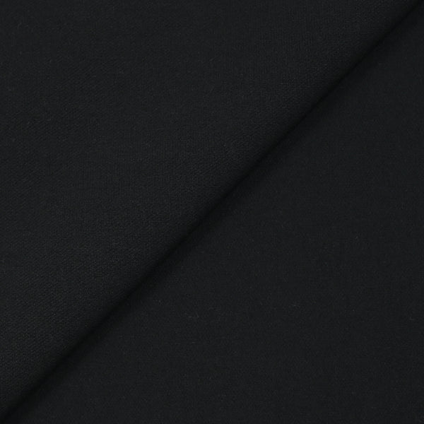 Crêpe de polyester lourd Tania noir