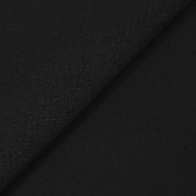 Crêpe de polyester lourd Tania noir