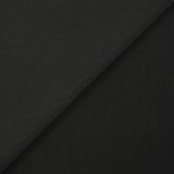 Crêpe de polyester satiné mat Marguerite noir