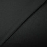 Crêpe de polyester satiné noir carbone