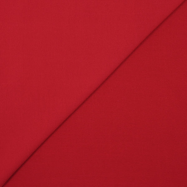 Crêpe de viscose Cassandra rouge framboise