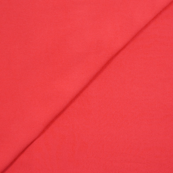 Crêpe de viscose corail