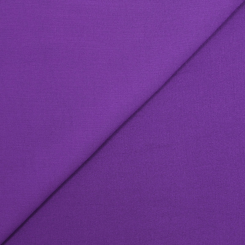 Crêpe de viscose violet