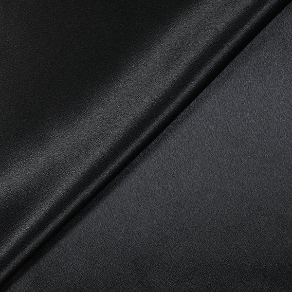 Crêpe envers satin noir