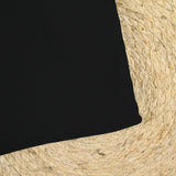 Crêpe fin polyester noir